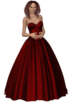 Red Dress Png High-quality Image - Woman With Dress Png, Transparent Png PNG