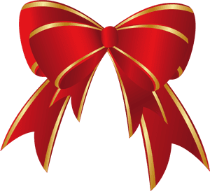 Christmas Gift Clip Art - Red Christmas Bow Clipart, HD Png Download PNG image with transparent background
