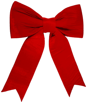 Red Christmas Bow Png, Transparent Png PNG image with transparent background