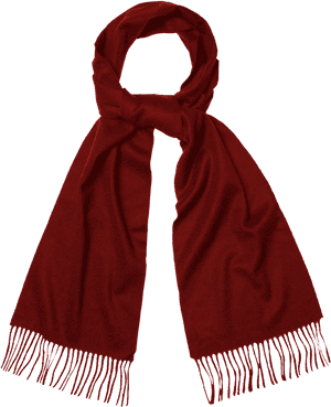 Elegant Red Scarf PNG