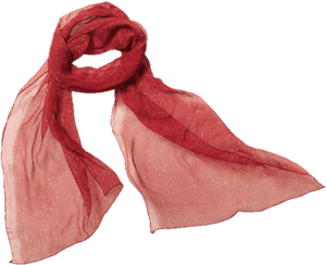 Elegant Red Scarf.png PNG