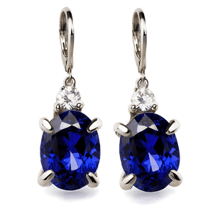 Elegant Sapphire Earring PNG 05252024 PNG