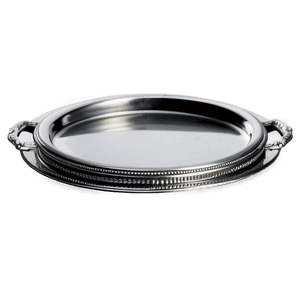 Elegant Silver Tray PNG ydh PNG