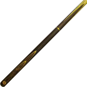 Elegant Snooker Cue Design PNG Image