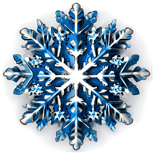 Elegant Snowflake Graphic PNG lsv10 PNG