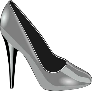 Elegant Stiletto Heel Illustration PNG Image