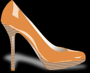 Elegant Stiletto High Heel PNG with transparent background