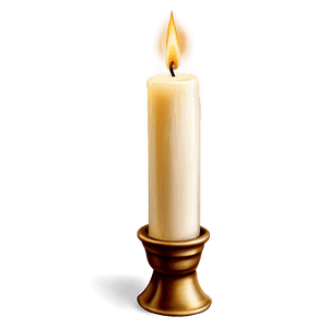 Elegant Taper Candle PNG 05242024 PNG image with transparent background