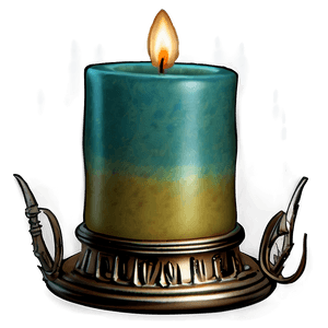 Elegant Taper Candle PNG 11 PNG image with transparent background