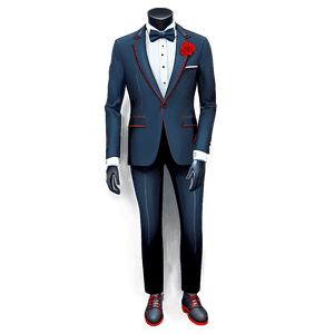 Elegant Tuxedo Design PNG 85 PNG image with transparent background