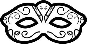 Artistic Carnival Mask To Cover Eyes - Portable Network Graphics, HD Png Download PNG with transparent background