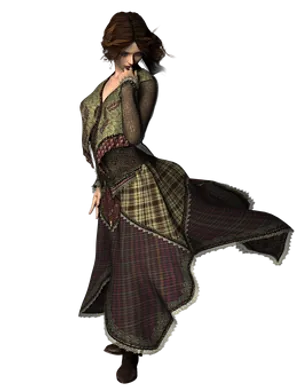 Elegant_ Vintage_ Dancer.png PNG Image