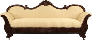 Empire Style Sofa Antique, HD Png Download PNG image with transparent background