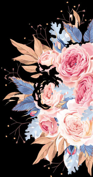 Wedding Invitation Watercolor Painting Flower Watercolor - Beautiful Wallpapers For Phones, HD Png Download PNG image with transparent background