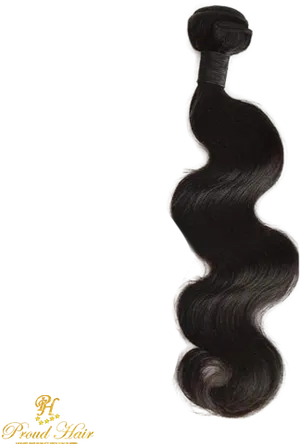 Elegant Waves Hair Extension PNG Image