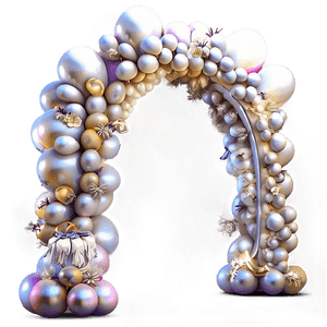 Elegant Wedding Balloon Arch PNG iae PNG
