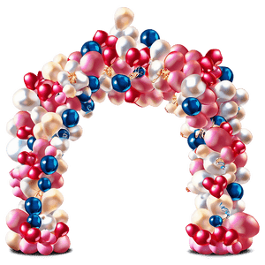 Elegant Wedding Balloon Arch PNG xiv PNG