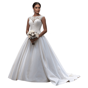 Elegant Wedding Dress PNG 83 PNG with transparent background