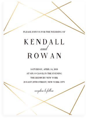 Modern Wedding Invitation Template - Triangle, HD Png Download PNG with transparent background