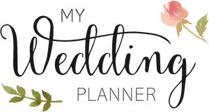 Elegant Wedding Planner Logo PNG Image