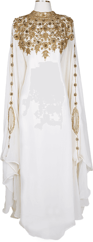 Clip Art Athena Antique Kaftan In - Dubai Kaftan, HD Png Download PNG image with transparent background