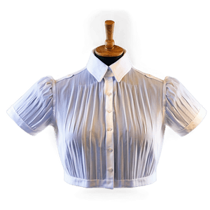 Elegant White Blouse PNG 05252024 PNG image with transparent background
