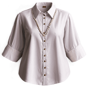 Elegant White Blouse PNG 35 PNG image with transparent background