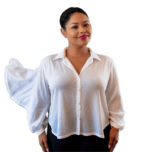Elegant White Blouse PNG tfa22 PNG image with transparent background