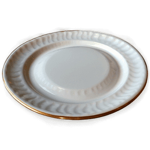 Elegant White Dinner Plate PNG gkv80 PNG