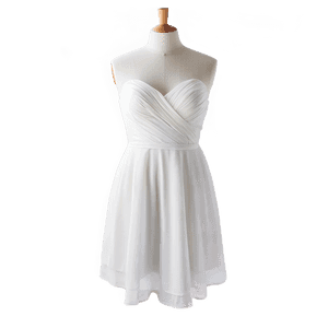 Elegant White Dress PNG 06212024 PNG