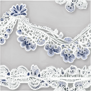 Elegant White Lace Design PNG mwf PNG image with transparent background
