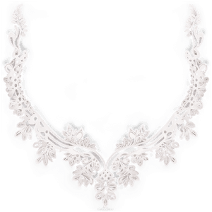 Elegant White Lace Design PNG xjn PNG image with transparent background
