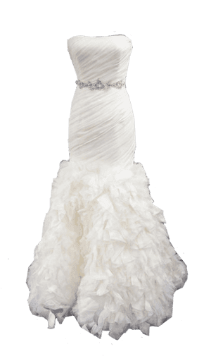White Dress Png Picture - White Wedding Dress Transparent Background, Png Download PNG