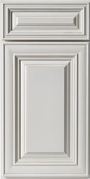 Elegant White Panel Door PNG Image