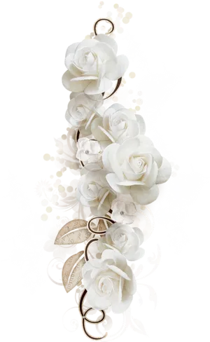 Elegant_ White_ Roses_ Artistic_ Design PNG Image