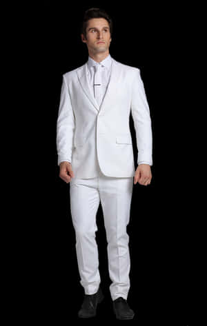 Transparent Guy In Suit Png - White Men Suit Png, Png Download PNG image with transparent background