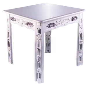 Elegant White Table Png 06122024 PNG Image