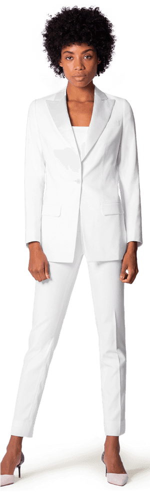 White Suit Womens, HD Png Download PNG image with transparent background