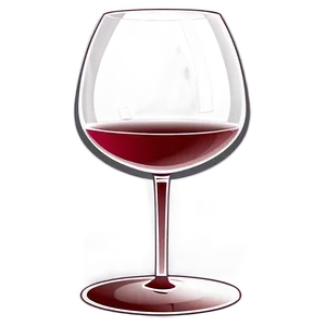 Elegant Wine Glass Clipart Png Wme91 PNG Image