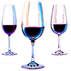 Elegant Wine Glasses PNG 06212024 PNG