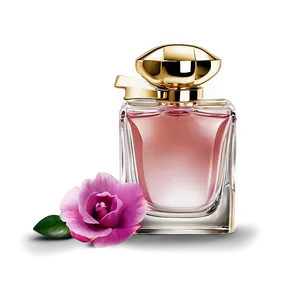 Elegant Woman Perfume Bottle Png Pjp PNG Image