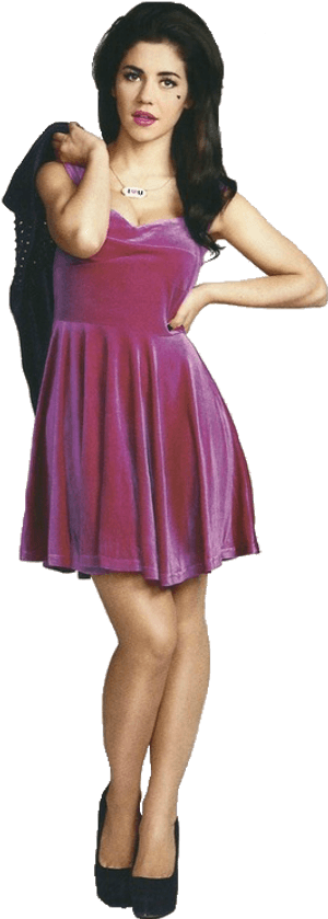 Marina And The Diamonds And Transparent Image - Marina And The Diamonds Full Body, HD Png Download PNG image with transparent background