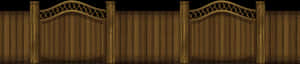 Gate - Transparent Wooden Fences Png, Png Download PNG