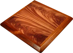 Elegant Wooden Table Top PNG Image