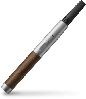 Elegant Wooden Vape Pen PNG Image