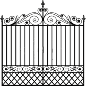 Fancy Gate PNG Photos PNG image with transparent background