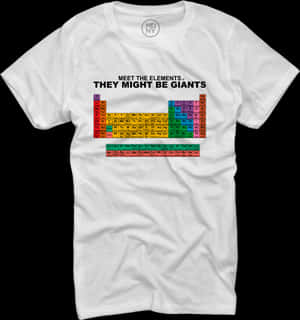 Meet The Elements Of Tmbg Women's T-shirt On White - They Might Be Giants Elements Shirt, HD Png Download PNG image with transparent background