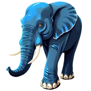 Elephant Cartoon Art Png Mit80 PNG Image