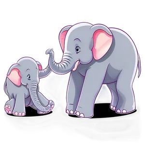 Elephant Cartoon Drawing Png Str PNG Image