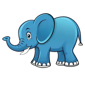 Elephant Cartoon For Kids Png 18 PNG Image